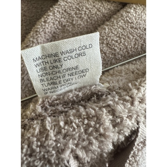 Softies Cozy Teddy Reverse Seam Crew Neck LS Top Pants Lounge Set Brown Size XL - Picture 6 of 16